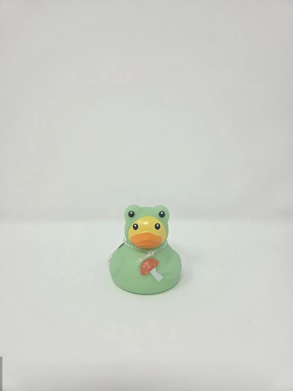 Green Frog Spring Rubber Duck